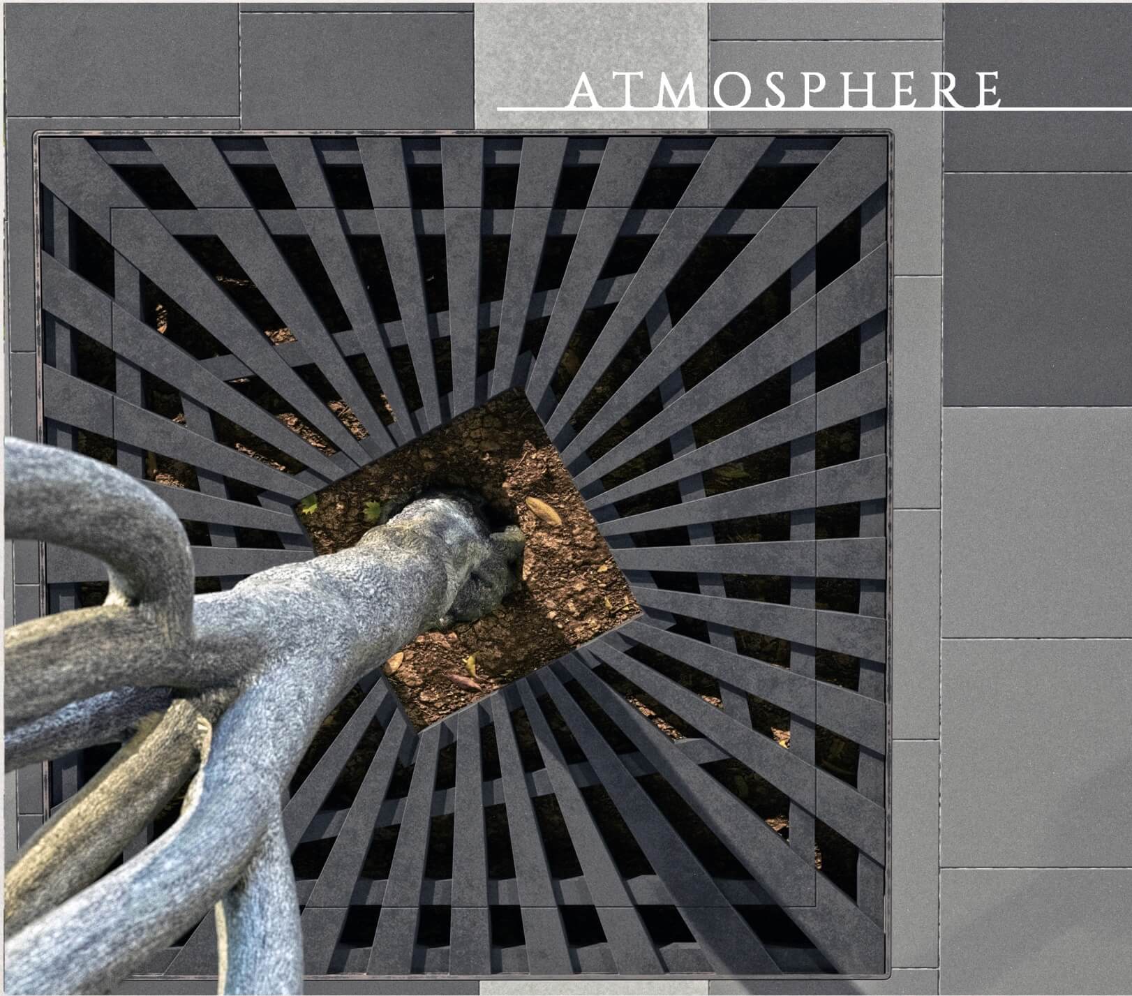 Приствольная решетка для дерева ZKING ATMOSPHERE 1.2х1.2м Черная в Сысерти фото