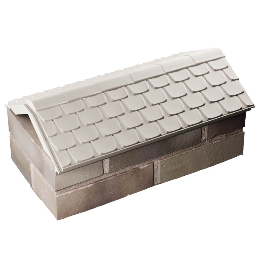 Парапет Zking Эльбрус Бежевый с посадкой на 1 кирпич (255мм) в Сысерти фото