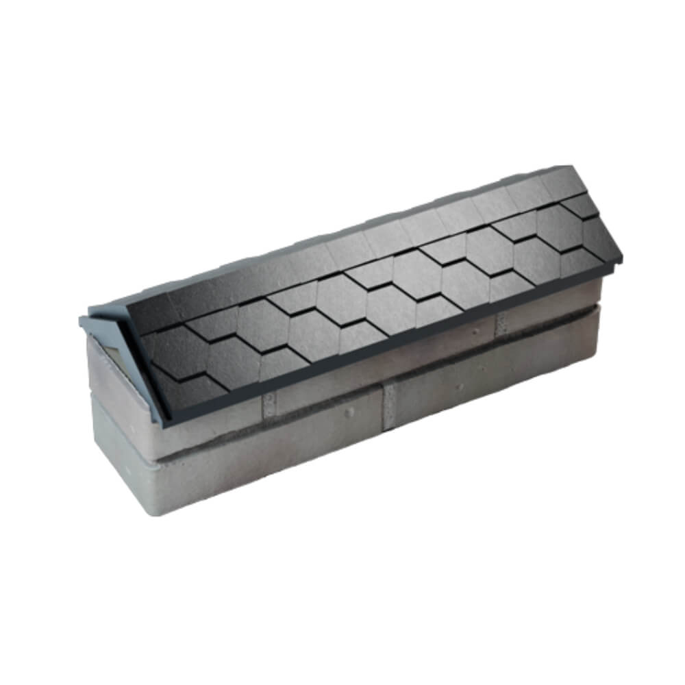 Парапет Zking Эверест Черный с посадкой на 0.5 кирпича (130мм) в Сысерти фото