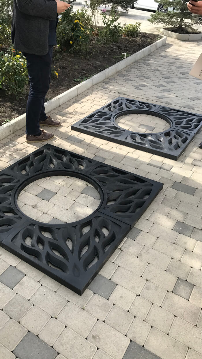 Приствольная решетка для дерева ZKING CRUST 1.2х1.2м Черная в Сысерти фото