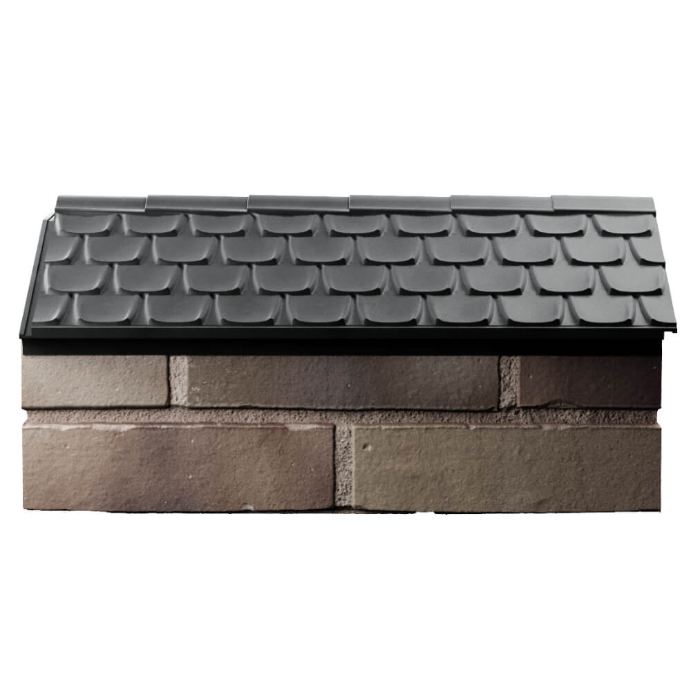 Парапет Zking Эльбрус Серый с посадкой на 1 кирпич (255мм) в Сысерти фото