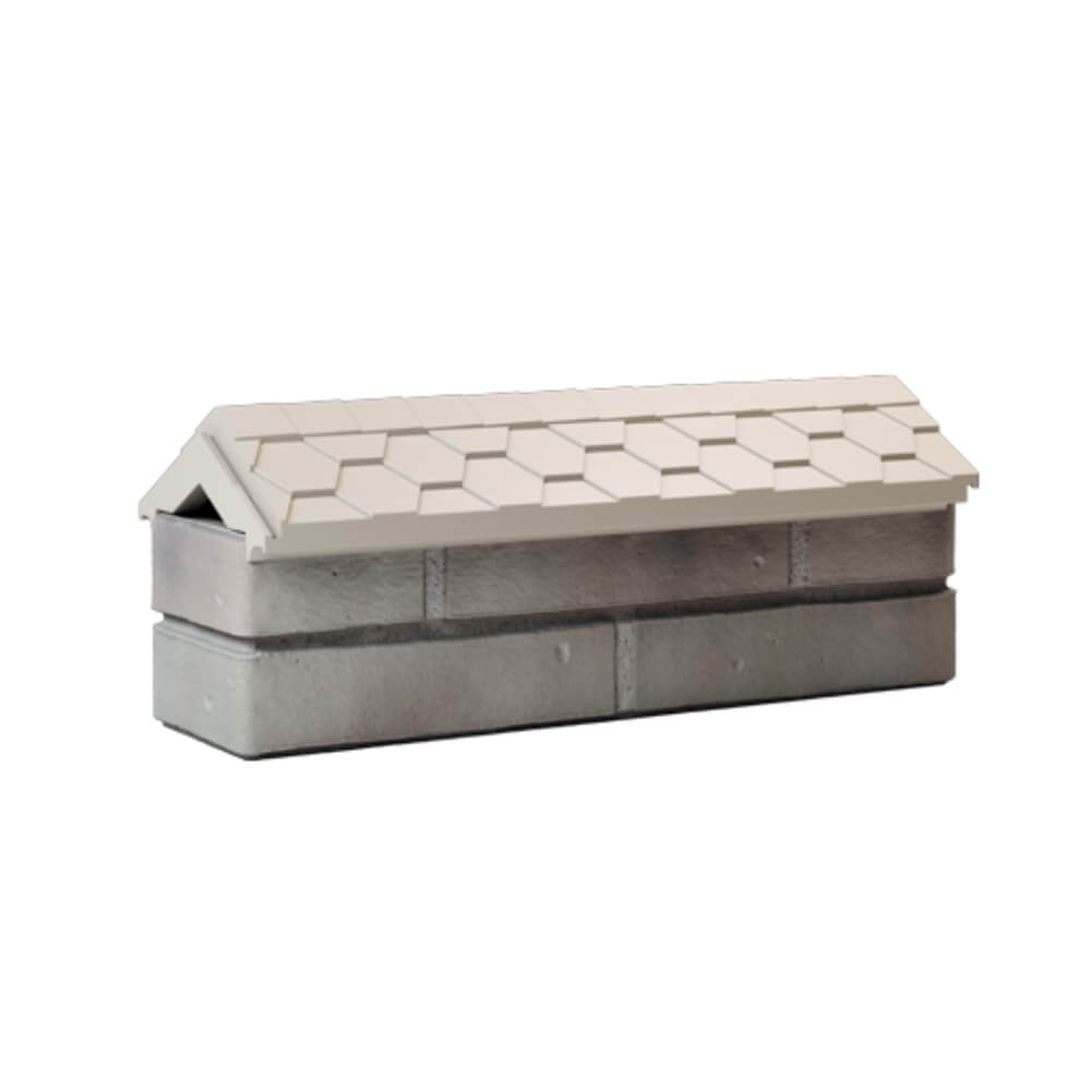 Парапет Zking Эверест Бежевый с посадкой на 0.5 кирпича (130мм) Сысерть фото