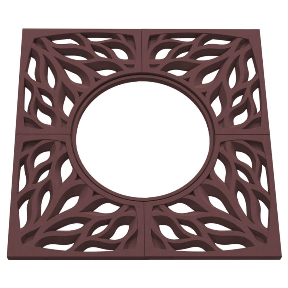 Приствольная решетка для дерева ZKING CRUST 1.2х1.2м Коричневая в Сысерти фото