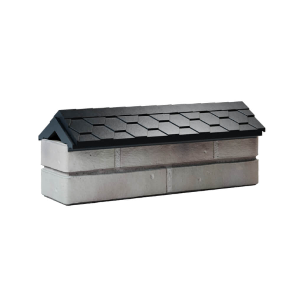 Парапет Zking Эверест Черный с посадкой на 0.5 кирпича (130мм) Сысерть фото