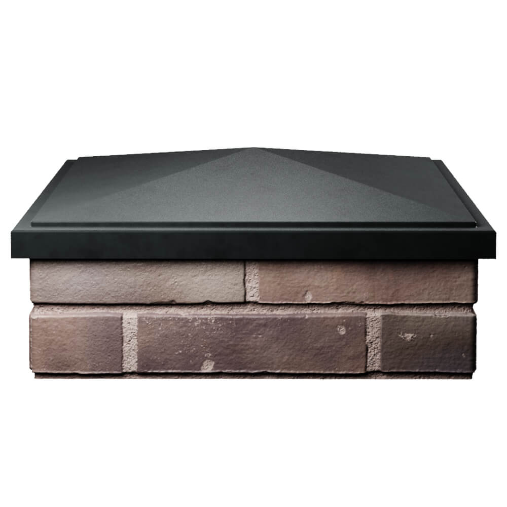 Колпак Zking БонаМоно Черный на столб 2х2 кирпича (515х515, 530х530мм) Сысерть фото