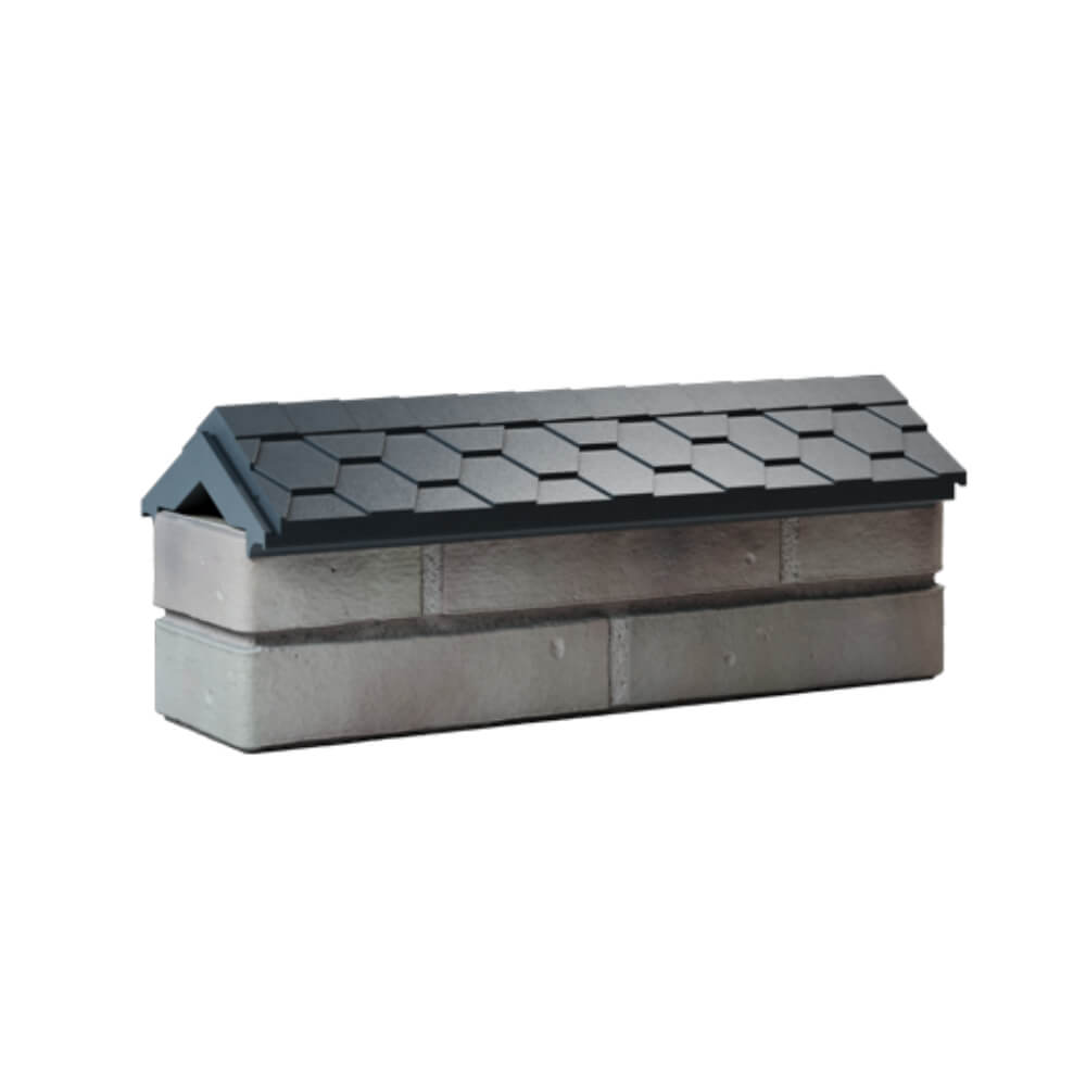 Парапет Zking Эверест Серый с посадкой на 0.5 кирпича (130мм) Сысерть фото