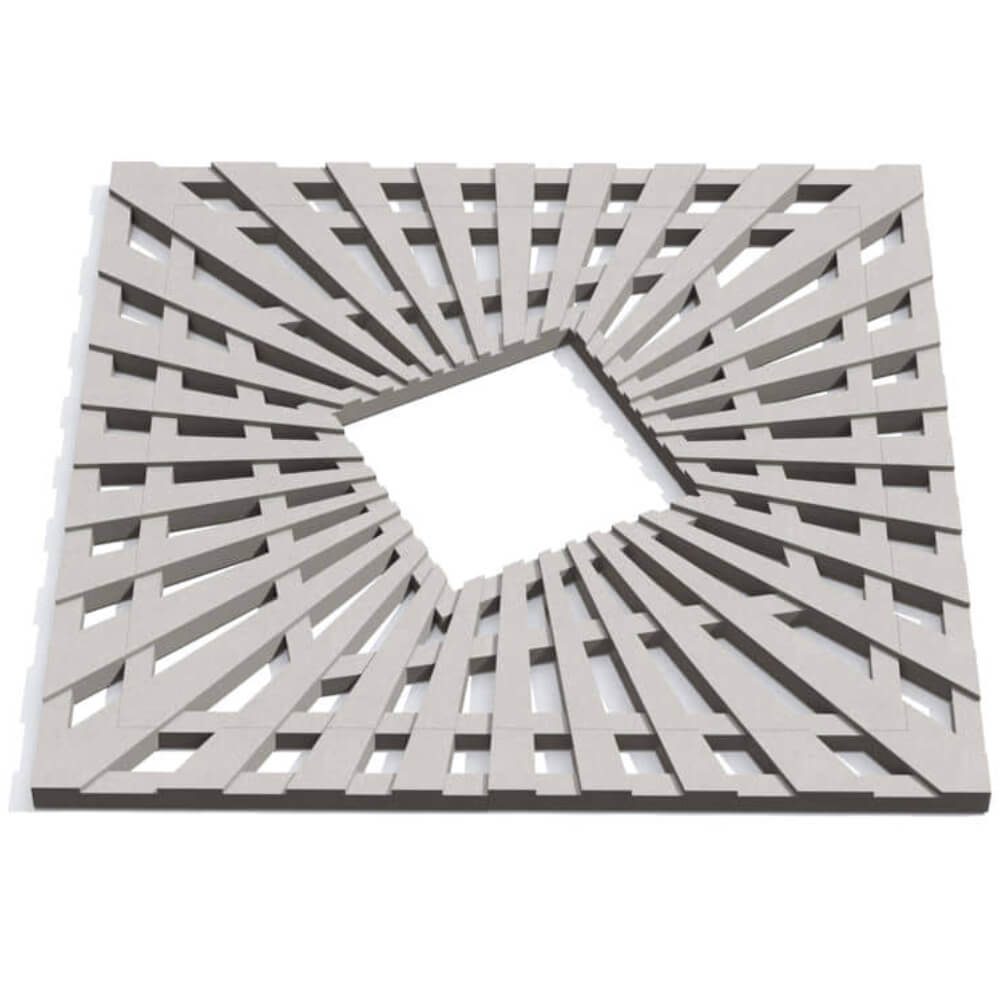 Приствольная решетка для дерева ZKING ATMOSPHERE 1.2х1.2м Бежевая Сысерть фото