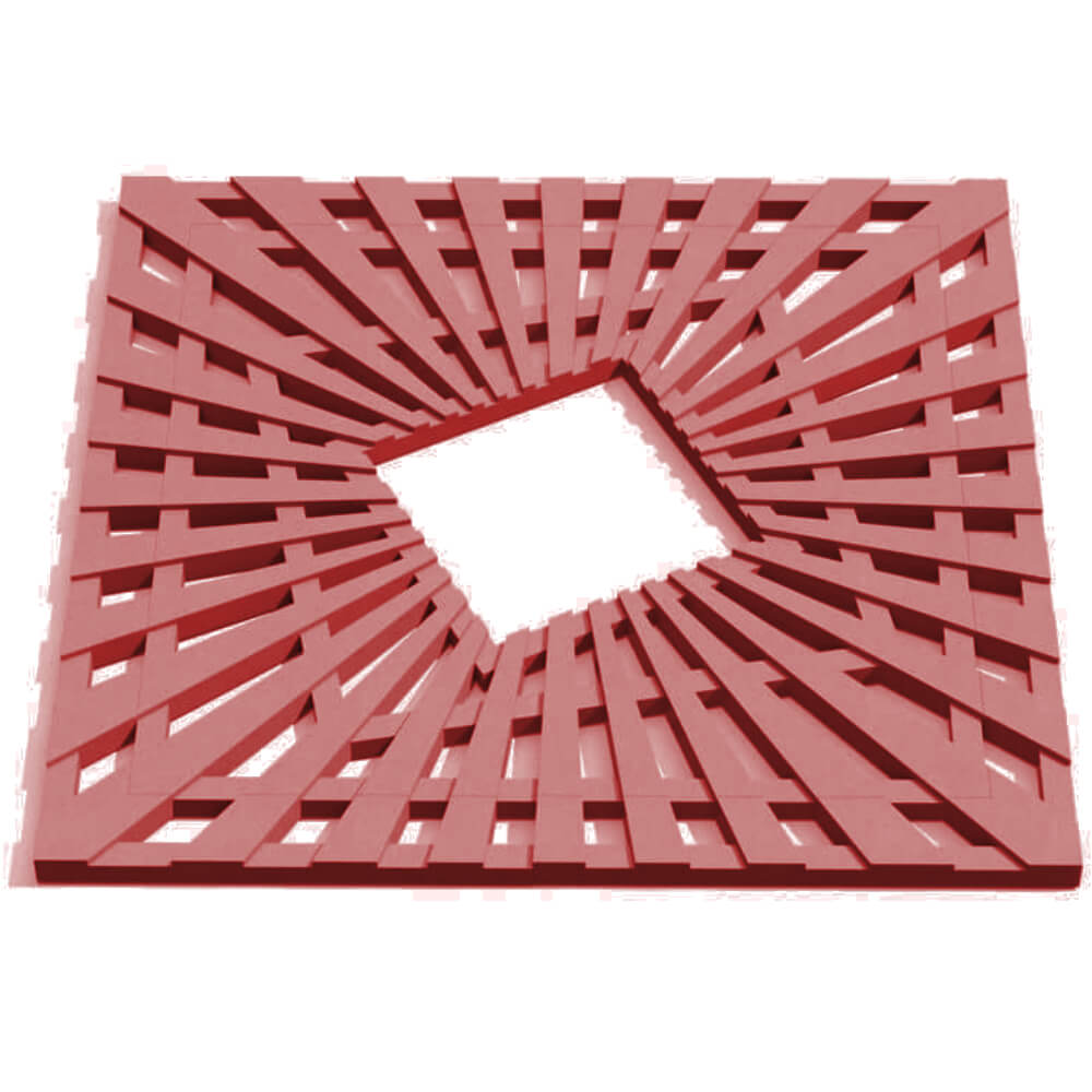 Приствольная решетка для дерева ZKING ATMOSPHERE 1.2х1.2м Красная Сысерть фото