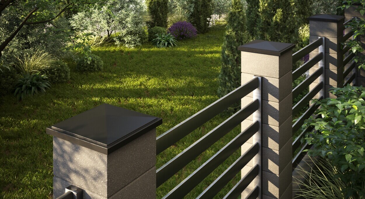 Колпак Zking БонаМоно Коричневый на столб 1.5х1.5 кирпича (385х385, 400х400мм) в Сысерти фото