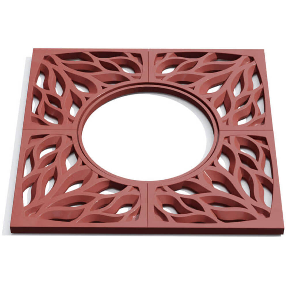 Приствольная решетка для дерева ZKING CRUST 1.2х1.2м Красная Сысерть фото