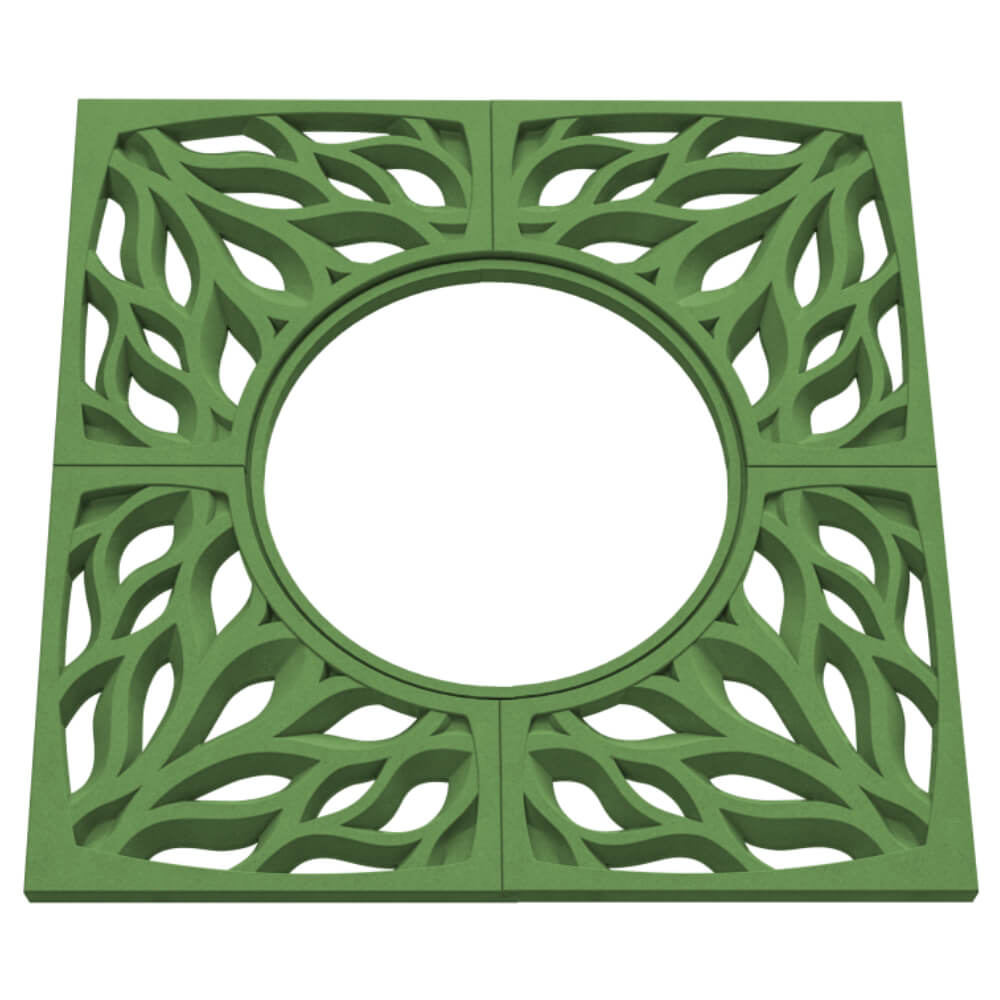 Приствольная решетка для дерева ZKING CRUST 1.2х1.2м Зеленая в Сысерти фото