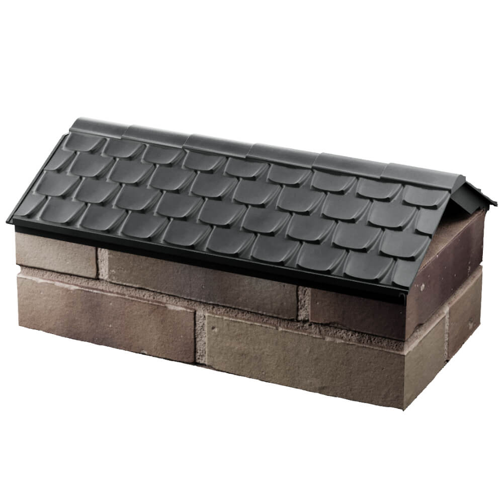 Парапет Zking Эльбрус Серый с посадкой на 1 кирпич (255мм) в Сысерти фото