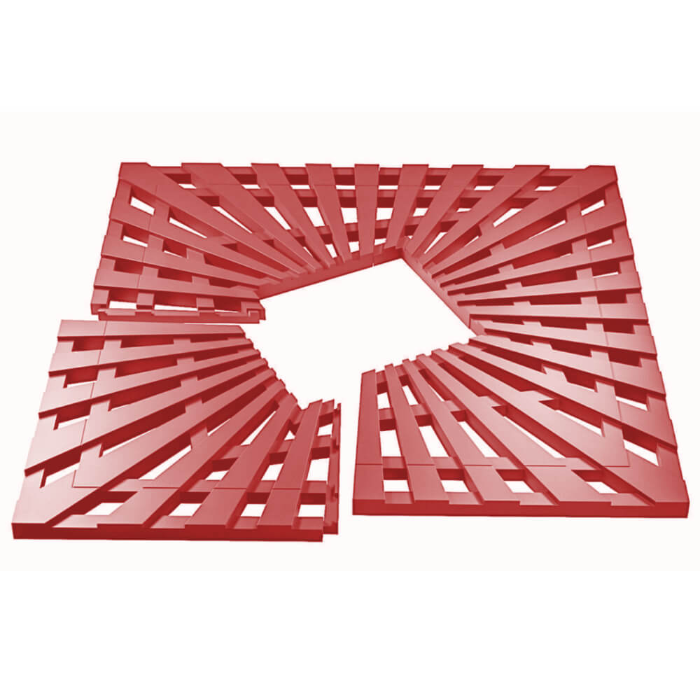 Приствольная решетка для дерева ZKING ATMOSPHERE 1.2х1.2м Красная в Сысерти фото