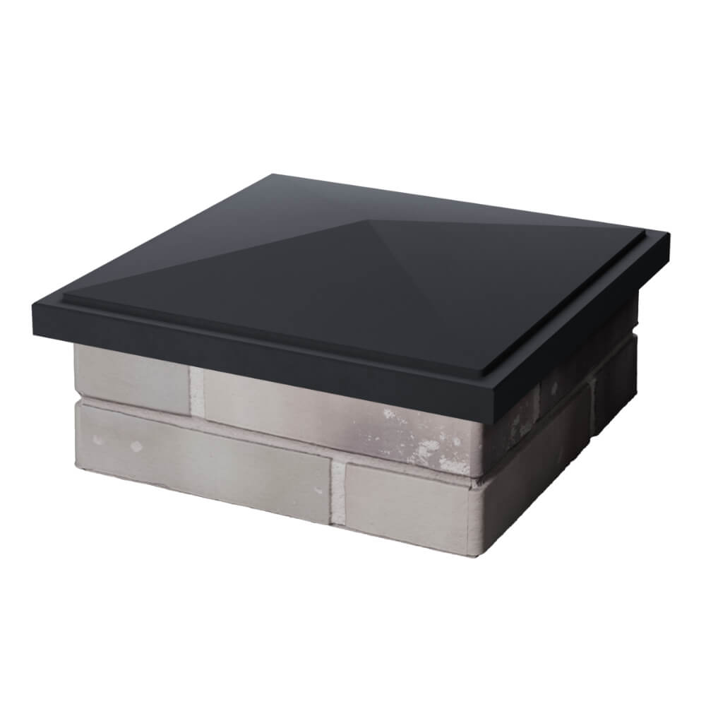 Колпак Zking БонаМоно Серый на столб 1.5х1.5 кирпича (385х385, 400х400мм) в Сысерти фото