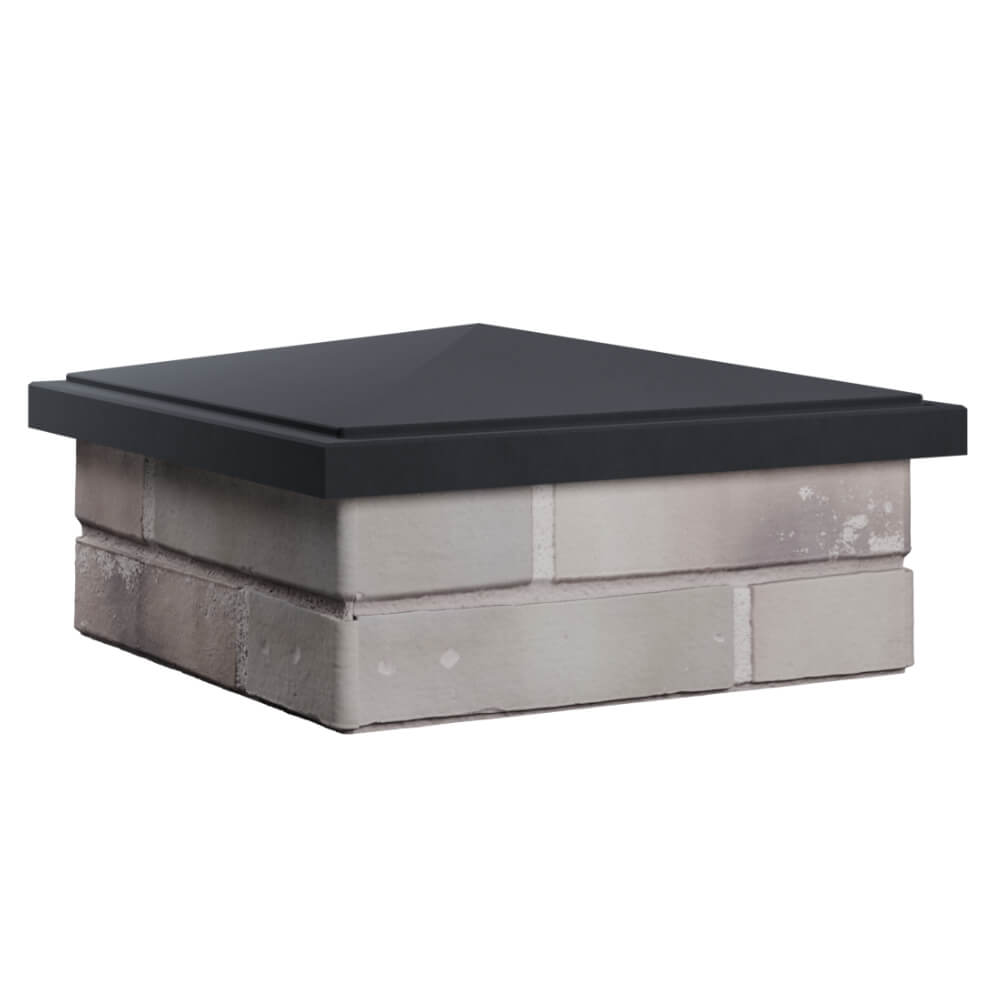 Колпак Zking БонаМоно Серый на столб 1.5х1.5 кирпича (385х385, 400х400мм) в Сысерти фото