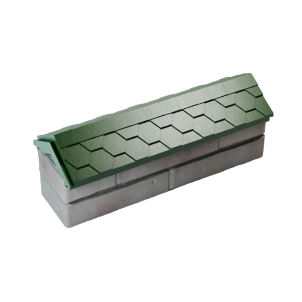 Парапет Zking Эверест Зеленый с посадкой на 0.5 кирпича (130мм) в Сысерти фото