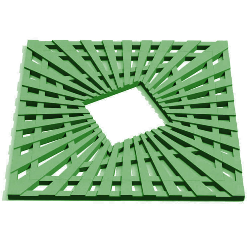 Приствольная решетка для дерева ZKING ATMOSPHERE 1.2х1.2м Зеленая Сысерть фото